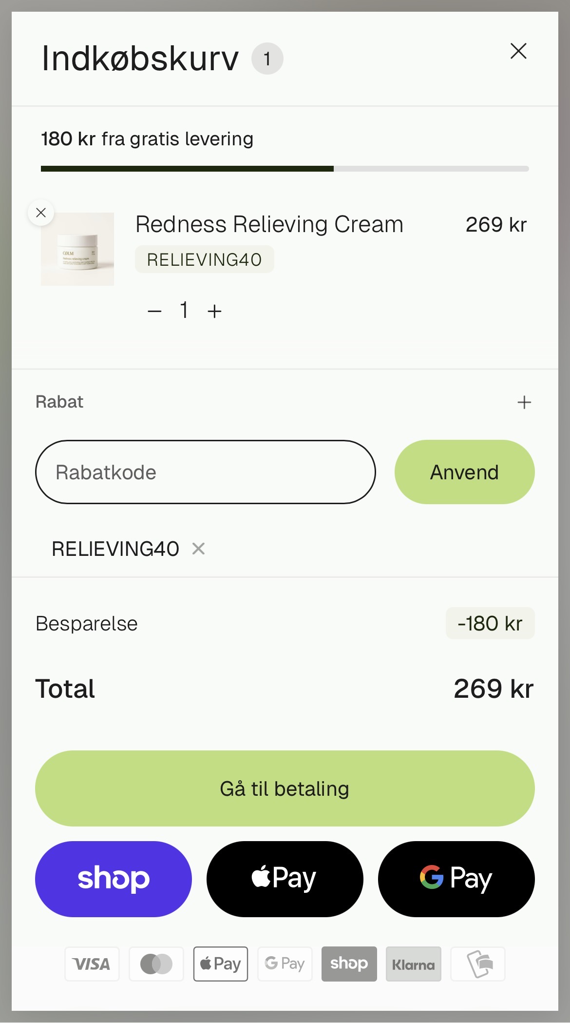 Optimised CRO cart — friction-free checkout experience