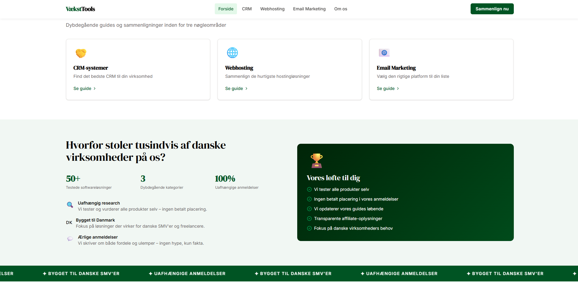 Væksttools SMV software tools guide